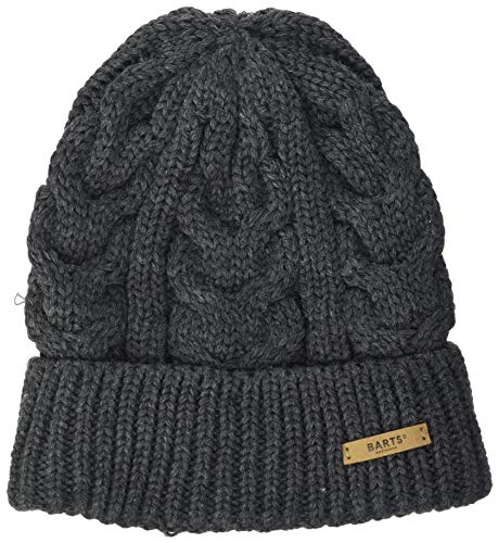 Barts Damen Zira Beanie Wintermütze, Anthracite, Uni von Barts