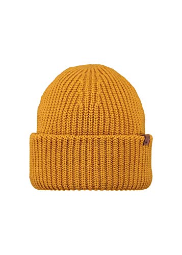 Barts Derval Beanie Gelb - Warme dehnbare Mütze, Größe One Size - Farbe Ochre von Barts