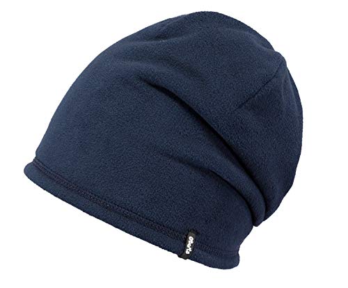 Barts Dunkelblau & Grau Klassik Mütze Fleece Wendebeanie 4352403 Gr. 53 für Jungen von Barts