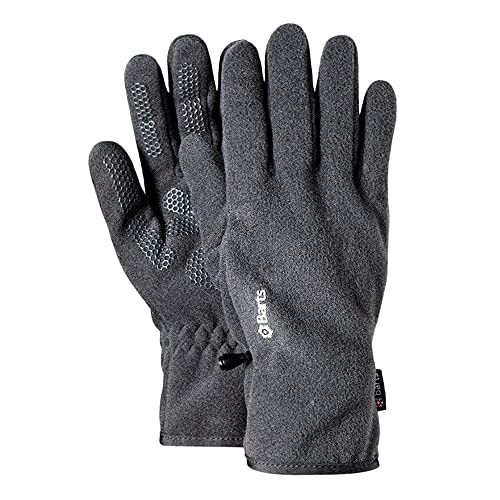Barts Unisex Fleece Handschuhe, Grau (0002/Heather Grey 002b), X-Small(6.0) von Barts