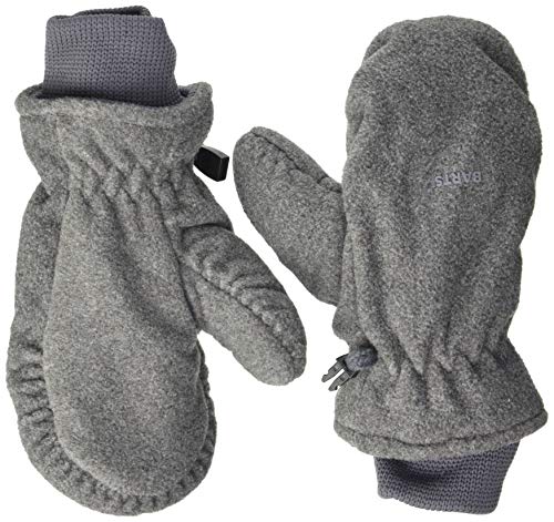 Barts Fleece Mitts Kids Jungen Handschuhe, Grau, Gr. 2 (2-3 Jahre) von Barts