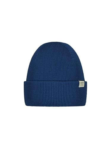 Barts Futuno Beanie Blau - Merino Weiche atmungsaktive Merino Beanie, Größe One Size - Farbe Blue von Barts