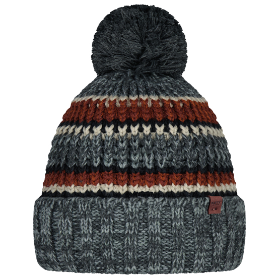 Barts - Goser Beanie - Mütze Gr One Size grau/schwarz von Barts