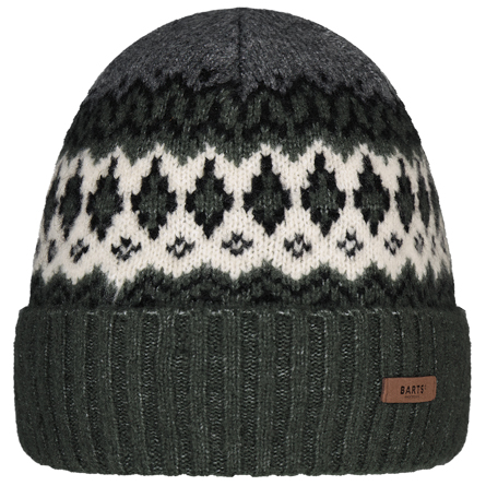 Barts - Gregorys - Mütze Gr One Size schwarz/grau von Barts