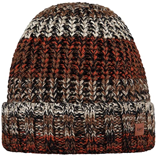 Barts Herren Beanie Akotan mehrfarbige Wintermütze 0335 Rust 11 von Barts