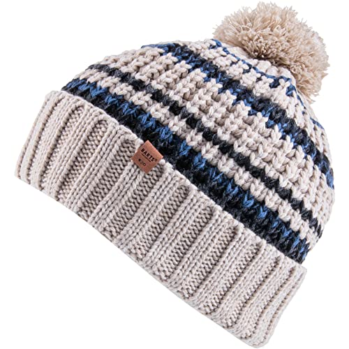 Barts Herren Goser Beanie-Mütze, beige, Einheitsgröße von Barts