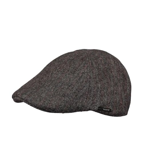 Barts Herren Mr. Mitchell Cap Zeitungskappe, 0019-DARK Grey, 56 von Barts