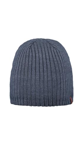 Barts Herren Wilbert Turnup Beanie-Mütze, blau, Einheitsgröße von Barts