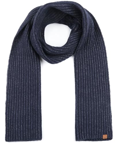 Barts Herren Wyon Scarf Winter-Schal, Marineblau, OneSize von Barts