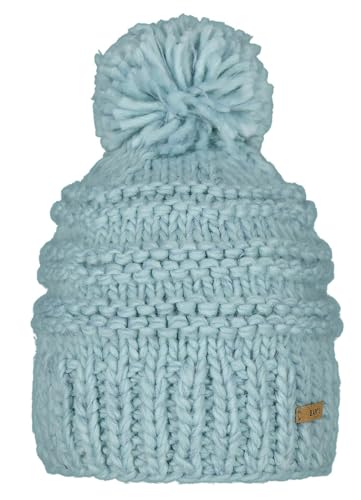 Barts Strickmütze Jasmin grob-gestrickte Wintermütze mit Bommel 1034 Ice 06 von Barts