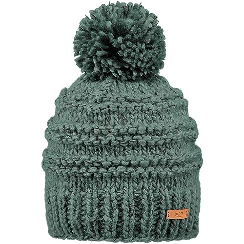 Barts Jasmin Bommelmütze Beanie Wintermütze (one Size, Dark Celadon) von Barts