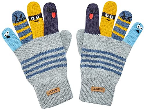 Barts Jungen Puppeteer Gloves Winter-Handschuhe, 0002-Heather Grey, 4 von Barts