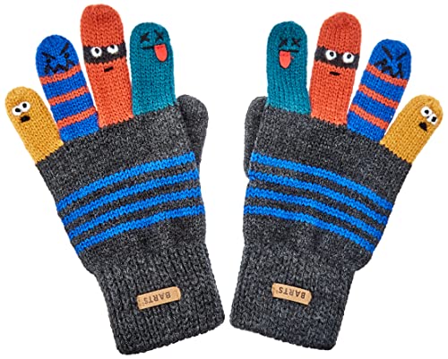 Barts Jungen Puppeteer Gloves Winter-Handschuhe, 0019-Dark Heather, 3 von Barts