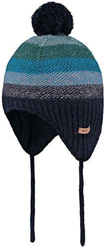 Barts Kinder Baby Wintermütze zum Binden Harlox 0490 Navy 03 47 von Barts