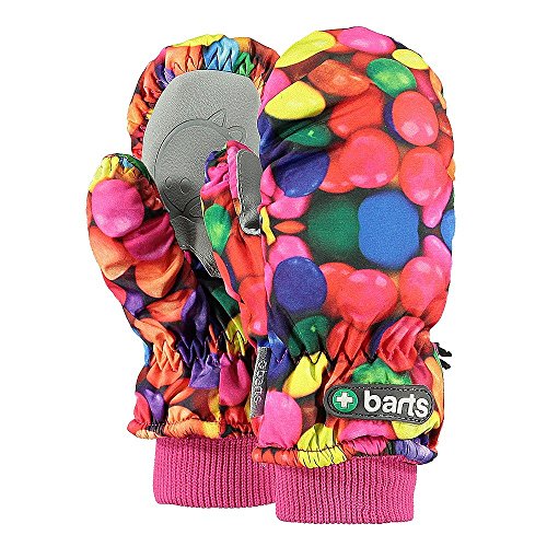 Barts Kinder Mädchen Fäustlinge Nylon Mitts Kids Candy (mehrfarbig), Größe:4 von Barts