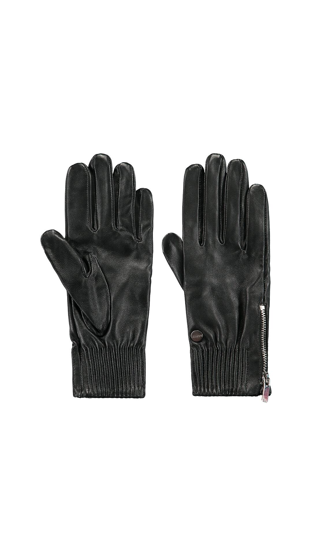 Barts - Lederhandschuhe für Damen Schwarz - Gr. - M von Barts