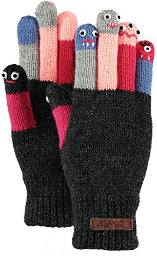 Barts Mädchen Handschuhe Puppet, Rosa, Größe 104-110 von Barts