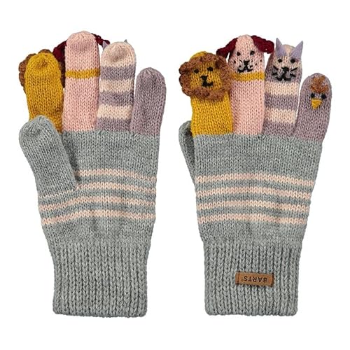 Barts Mädchen Puppet Gloves Winter-Handschuhe, 0002-Heather Grey, 3 von Barts