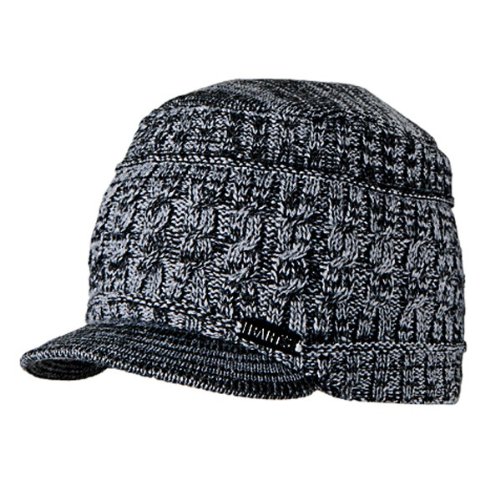 Barts Mark Visor Jr. Beanie Kids Dark Heather , Größe:Kindermützen Größe 53 von Barts