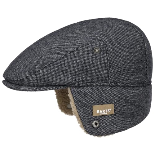Barts Monzonite Denim Flatcap Schirmmütze Schiebermütze Herren - mit Schirm, Futter, Lederband, Lederband Winter Herbst-Winter - M (56-57 cm) Denim von Barts