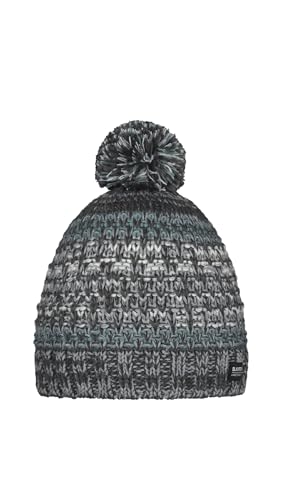 Barts Nathanial Bommelmütze Beanie Wintermütze (DE/NL/SE/PL, Alphanumerisch, Einheitsgröße, Dark Heather) von Barts