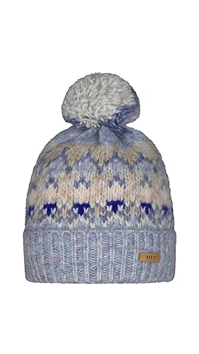 Barts Renaa Bommelmütze Beanie Wintermütze (one Size, Denim) von Barts