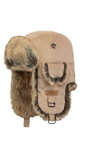 Barts Rib Bomber Beanie Wintermütze (one Size, Walnut) von Barts