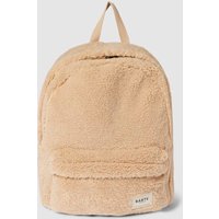 Barts Rucksack aus Teddyfell Modell 'Aaki' in Sand, Größe One Size von Barts