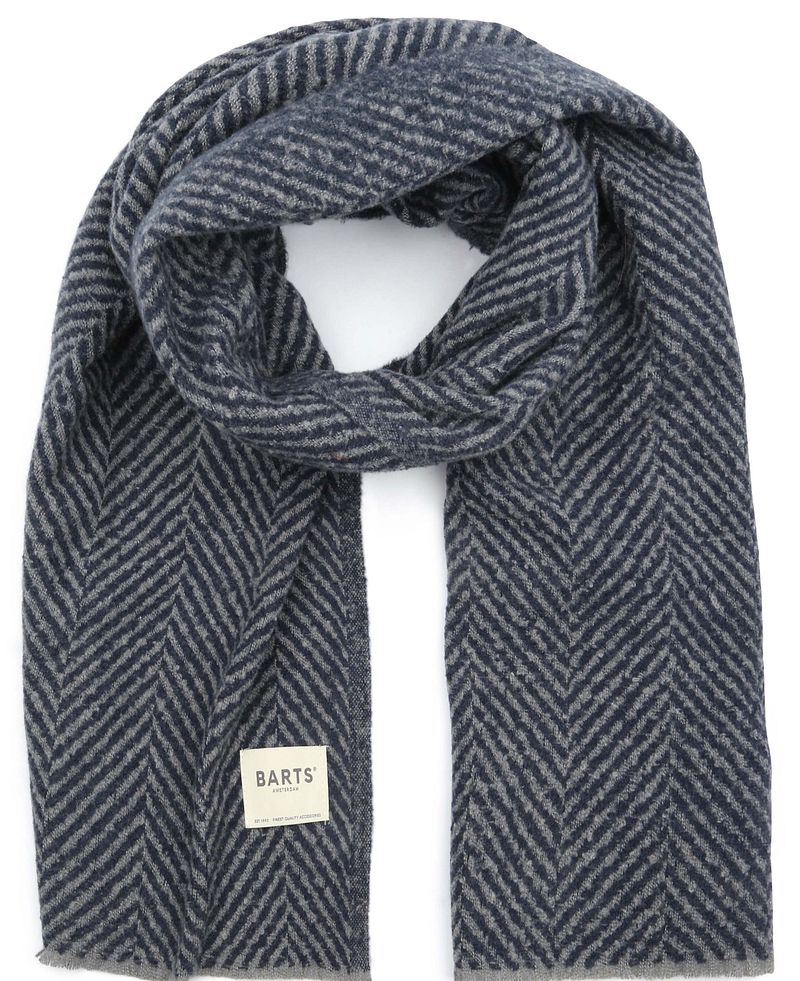 Barts Sohoho Schal Blau Grau - von Barts