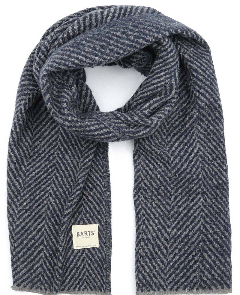 Barts Sohoho Schal Blau Grau - von Barts