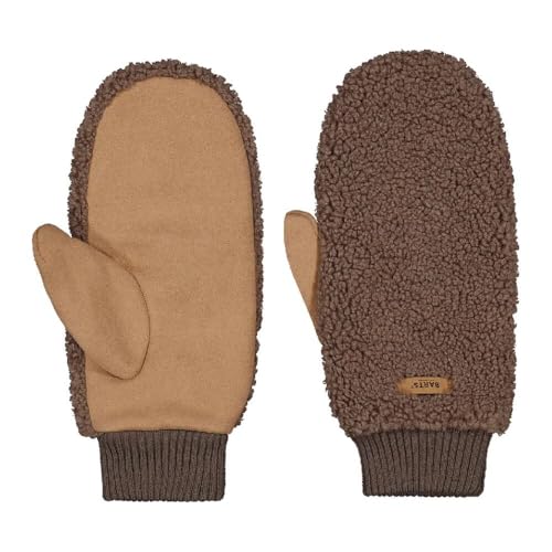 Barts Teddy Mitts Braun - Weiche Flauschige Fäustlinge, Größe One Size - Farbe Brown von Barts