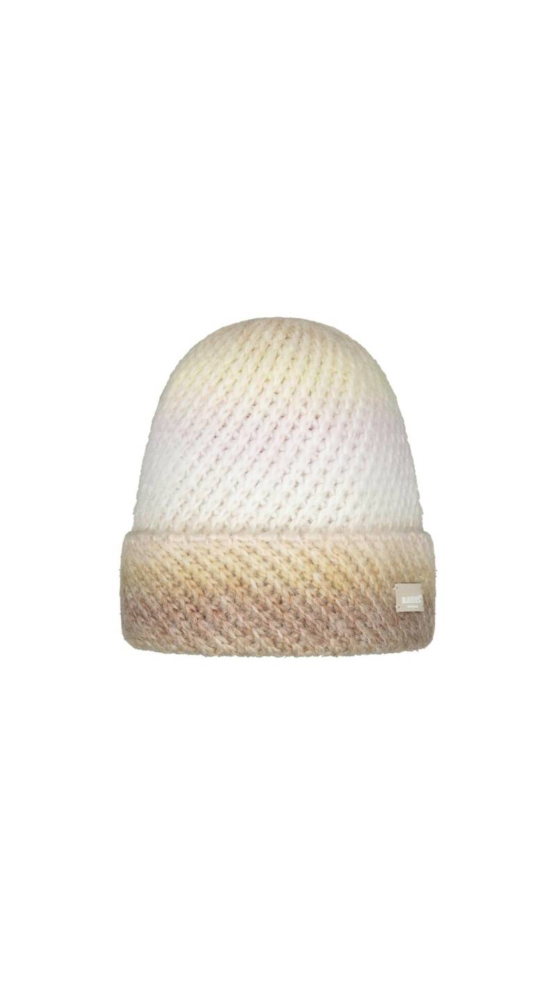Barts - Umschlag-Beanie mit meliertem Muster Beige - Gr. - OS von Barts
