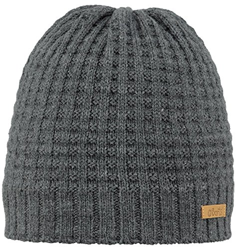 Barts Unisex Baby Math Baskenmütze, Grau (Dark Heather), Einheitsgröße von Barts