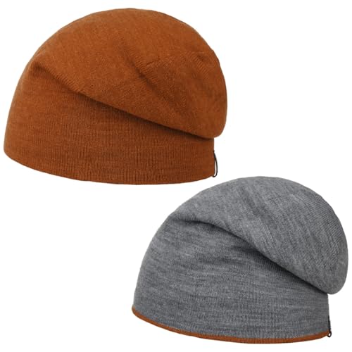 Barts Eclipse Oversize Beaniemütze Damen/Herren - Beanie Oversize-Mütze Pull-On Winter Herbst-Winter - One Size rost von Barts