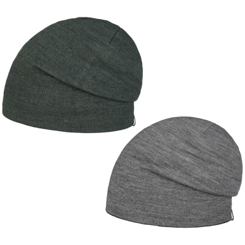 Barts Eclipse Oversize Beaniemütze Damen/Herren - Beanie Oversize-Mütze Pull-On Winter Herbst-Winter - One Size dunkelgrün von Barts