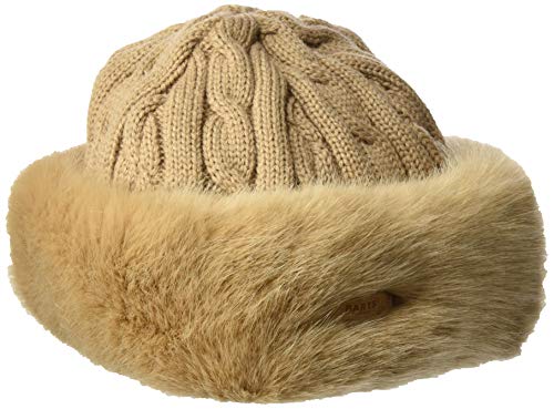 Barts Unisex Fur Cable Bandhat Wintermütze, Hellbraun, Uni von Barts