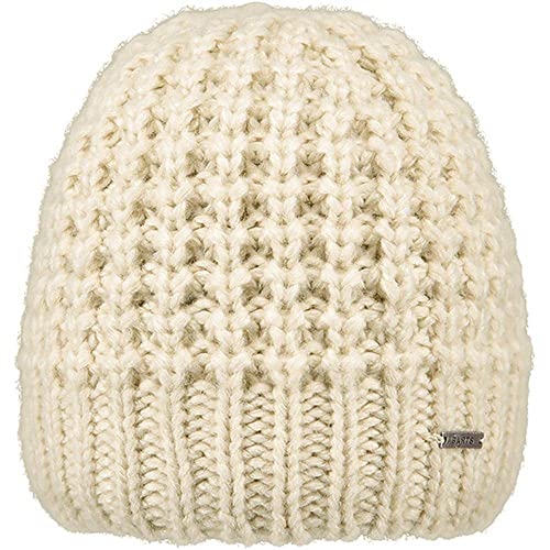 Barts W Ammelie Beanie Weiß - Komfortable warme Damen Strickmütze, Größe One Size - Farbe Cream von Barts