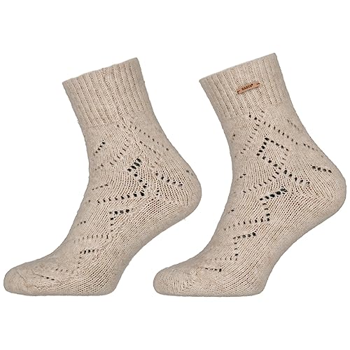 Barts W Bridgey Homesocks Weiß - Bequeme warme Damen Lounge Stricksocken, Größe EU 39-41 - Farbe Cream von Barts