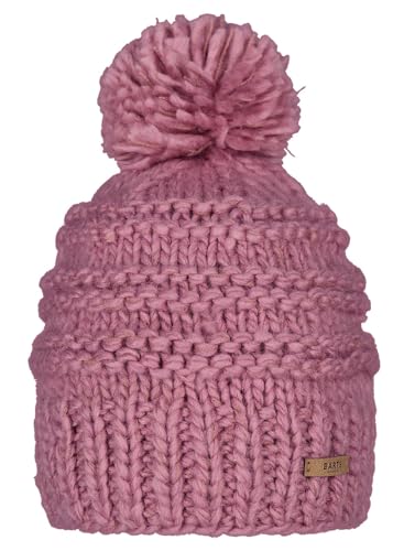 Barts Strickmütze Jasmin grob-gestrickte Wintermütze mit Bommel 1034 Pink 08 von Barts