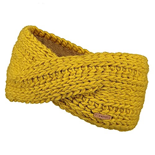 Barts W Jasmin Headband Gelb - Warmes stilvolles Damen Stirnband, Größe One Size - Farbe Yellow von Barts