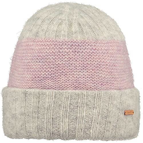 Barts W Sylker Beanie Colorblock, Damen Kopfbedeckung, Größe One Size - Farbe Heather Grey von Barts