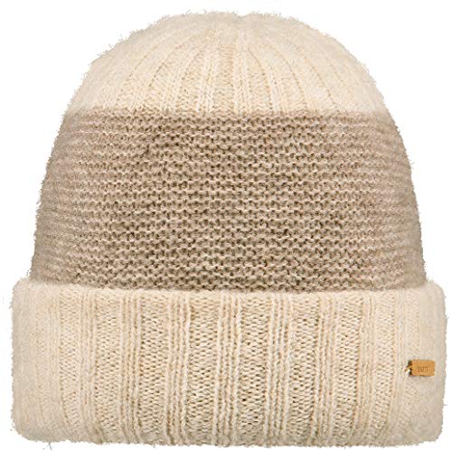 Barts W Sylker Beanie Colorblock-Beige-Braun, Damen Kopfbedeckung, Größe One Size - Farbe Cream Barts W Sylker Beanie Colorblock-Beige-Braun, Damen Kopfbedeckung, Größe One Size - Farbe Cream von Barts