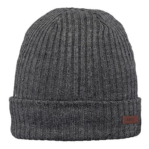 Barts Wilbert Turnup Beanie Wintermütze (one Size, Dark Heather) von Barts