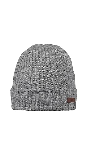 Barts Wilbert Turnup Beanie Wintermütze (one Size, Heather Grey) von Barts