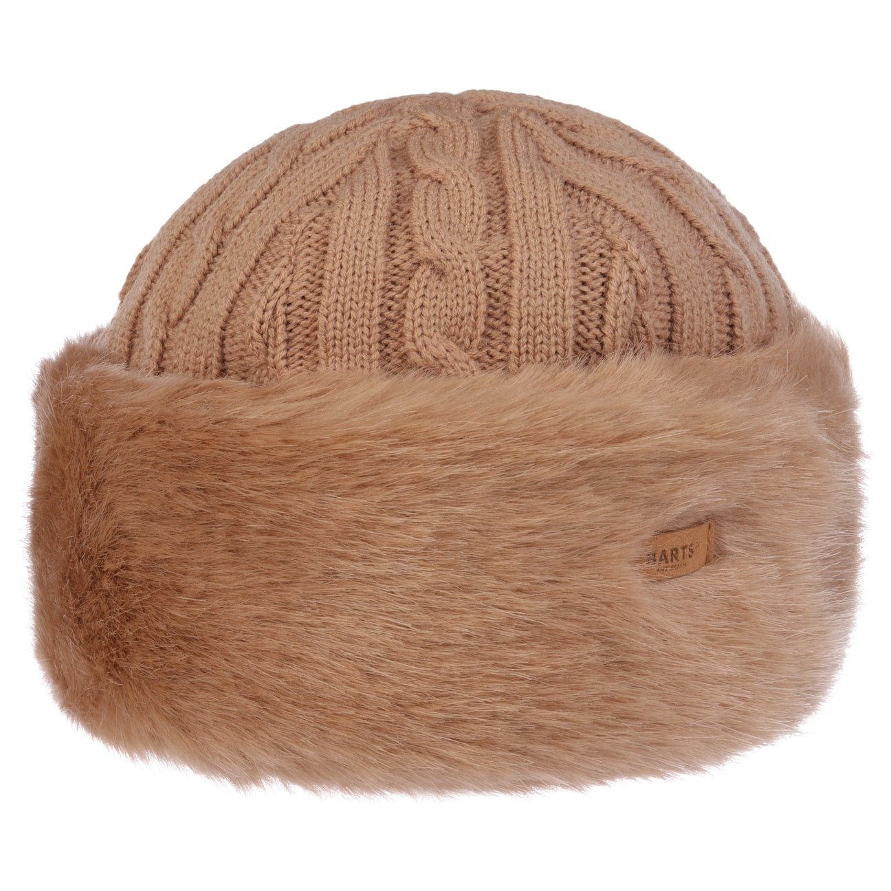 Cable Knit Faux Fur Mütze by Barts von Barts