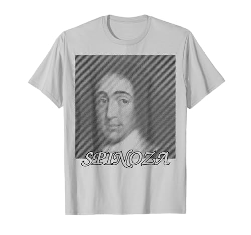 Baruch Spinoza Hochformat von Linien T-Shirt von Baruch Spinoza Portrait