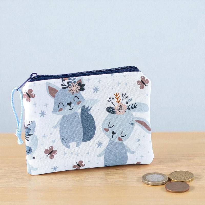 Geldbörse Für Kinder Mit Hase Und Dachs von BarunShop