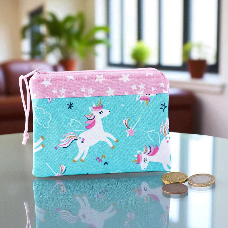 Geldbörse Kinder Mit Einhorn in Mint von BarunShop