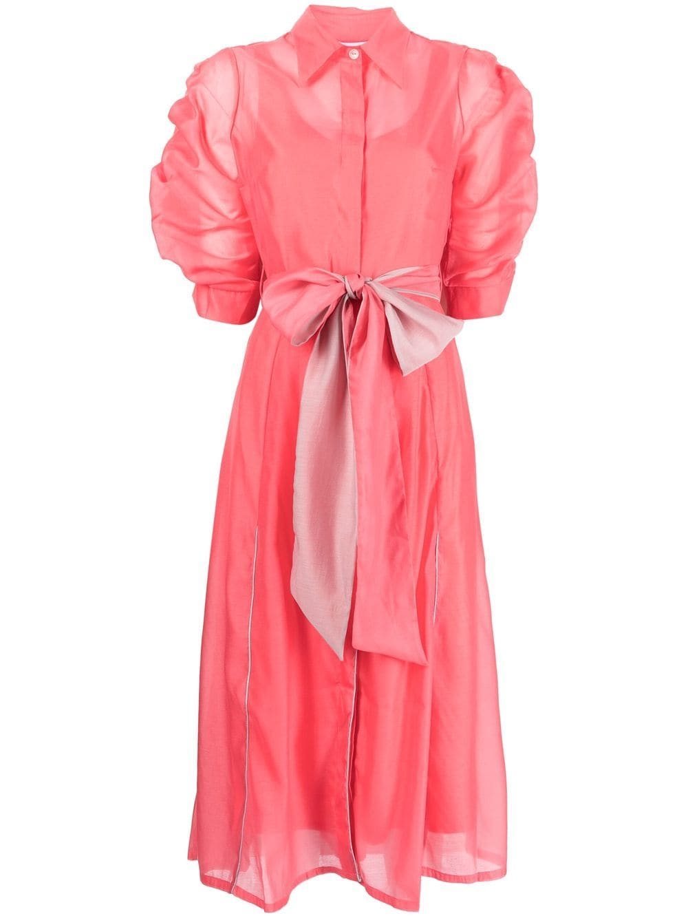 Baruni Tena Kleid mit Gürtel - Rosa von Baruni