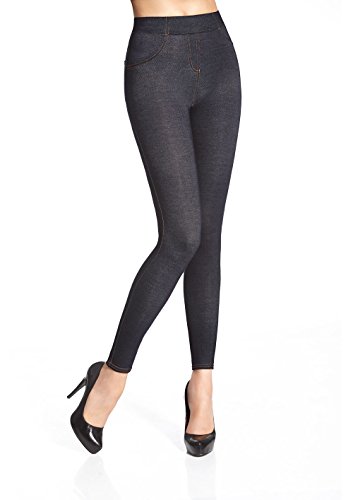 Bas Bleu Blanka Leggings Jeggings lang Viskose lang Indigo XL von Bas Bleu